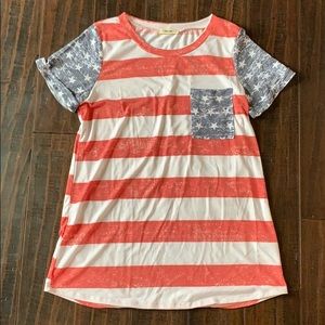 NWOT! Red, White, and Blue shirt!